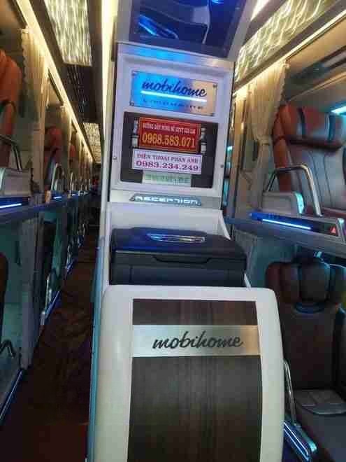 Xe Gia Phú - Gia Lai Giường nằm Tiện ích Nội thất Limousine 34 giường