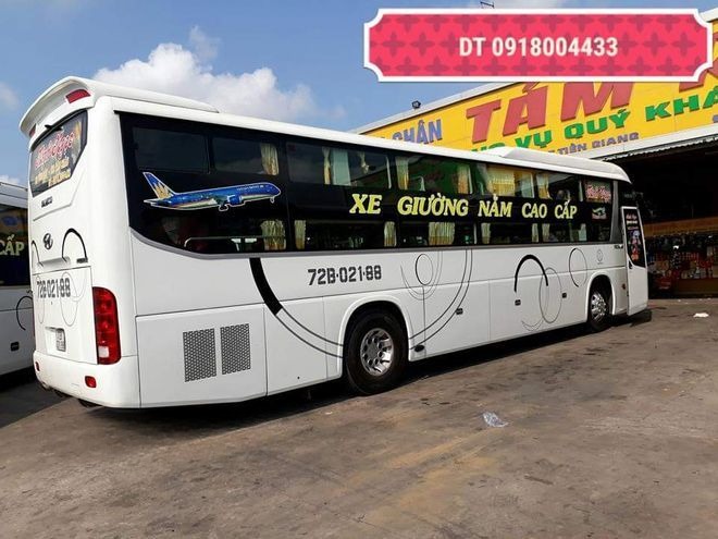 Xe Minh Ngọc Bên hông xe Giường nằm 40 chỗ