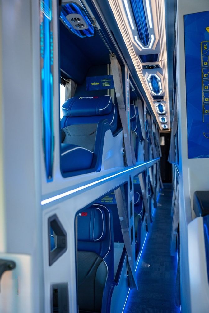 Xe Thành Liên Buslines Giường nằm Tiện ích Nội thất Limousine 32 phòng