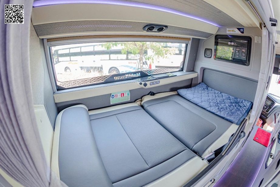 Xe Bình Minh Tải Giường nằm Tiện ích Nội thất Limousine 22 Phòng Đôi VIP (WC)