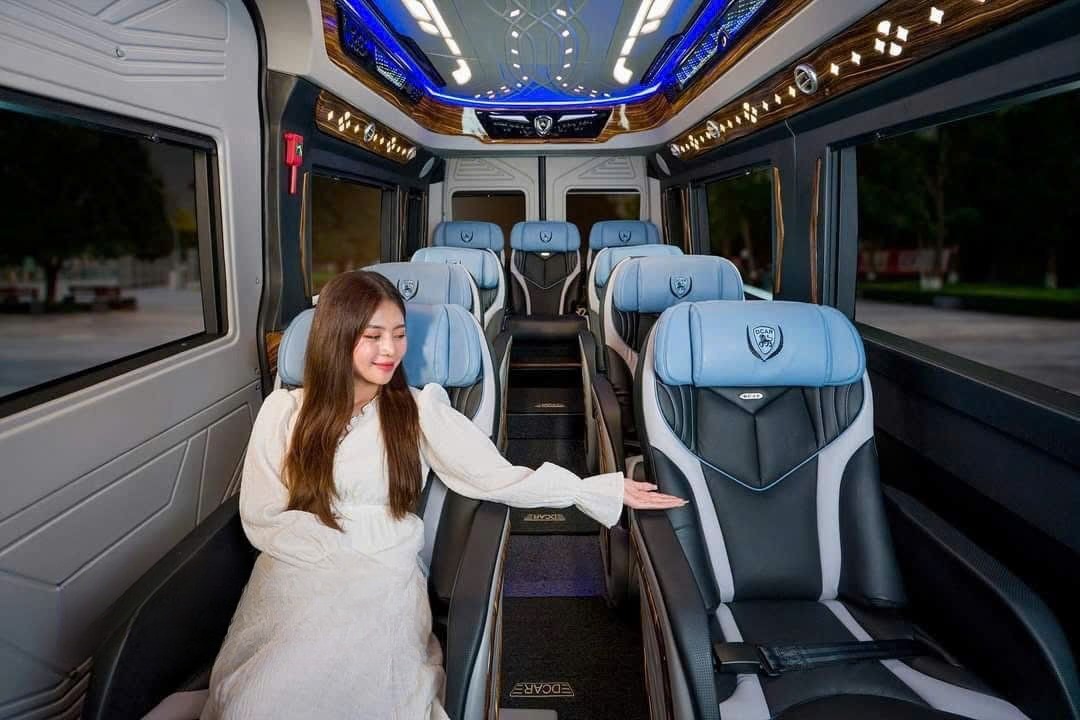 Xe Khang Vy Limousine Nội thất Limousine 11 chỗ