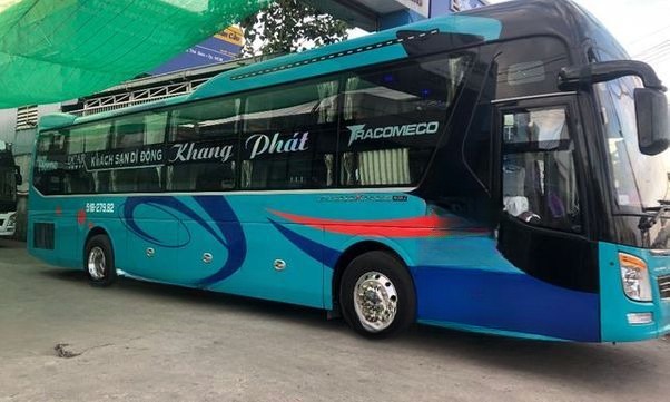 Xe Khang Phát Bên hông xe Giường nằm 40 chỗ