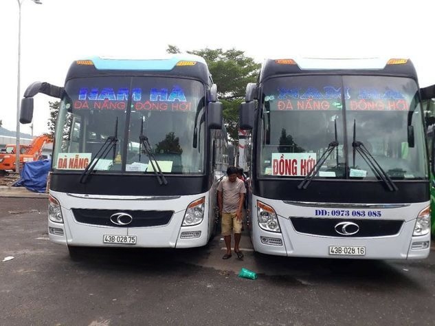 Xe Nam Hà Mặt trước xe Giường nằm 44 chỗ