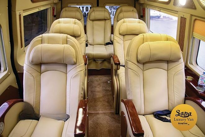 Xe Luxury Van Limousine Tiện ích Nội thất 