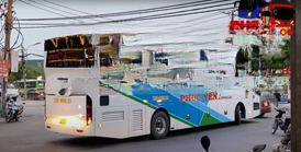 Xe Phúc Yên Mặt sau xe Bên hông xe Limousine Giường Phòng 24 chỗ