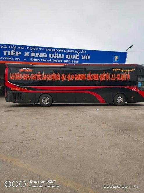 Xe Thế Anh Bên hông xe Giường nằm 40 chỗ
