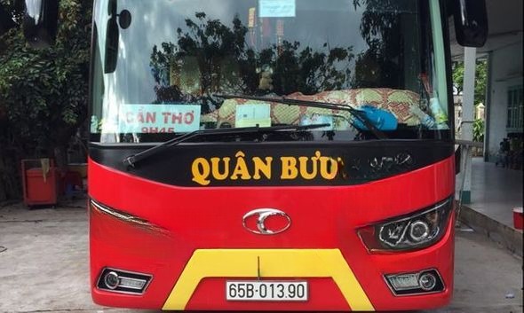 Xe Quân Bưu Mặt trước xe Ghế ngồi 16 chỗ