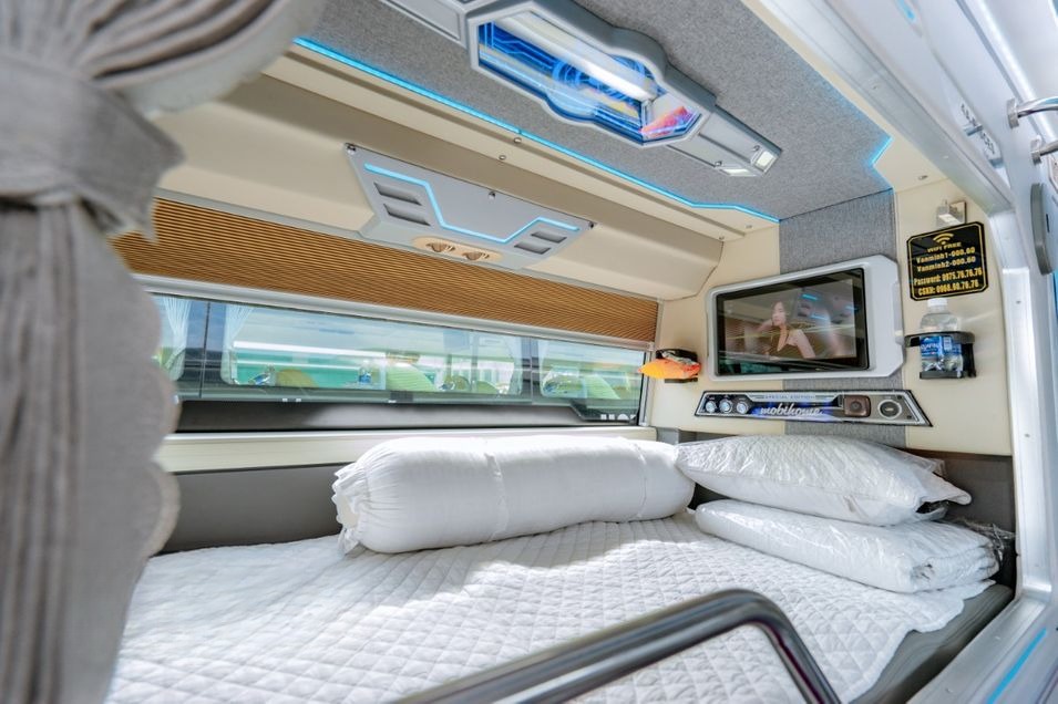 Xe Văn Minh Giường nằm Nội thất Tiện ích Limousine VIP 20 phòng