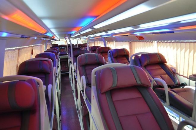 Xe Hoàng Huy (Quảng Ngãi) Giường nằm Nội thất Giường nằm 40 chỗ