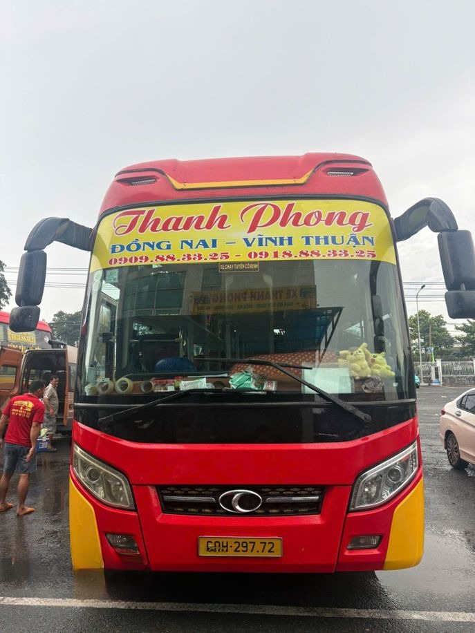 Xe Thanh Phong Mặt trước xe Giường Nằm 44 chỗ