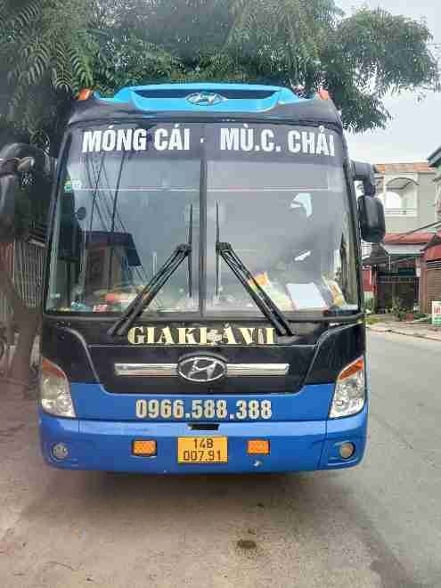 Xe Gia Khánh Mặt trước xe Giường nằm 40 chỗ