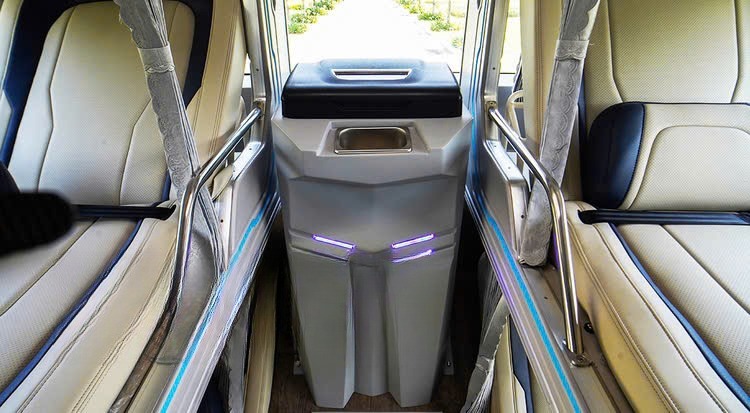 Xe An Bình (Quảng Bình) Nội thất Giường nằm Limousine 22 cabin (WC)