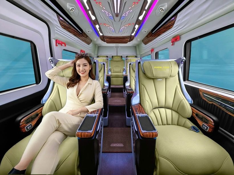 Xe Anh Quốc Limousine (Hà Tĩnh) Ghế ngồi Tiện ích Nội thất 