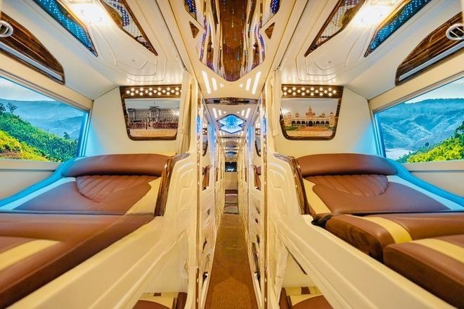 Xe An Phú Buslines Nội thất Giường nằm Limousine 24 Phòng Đơn