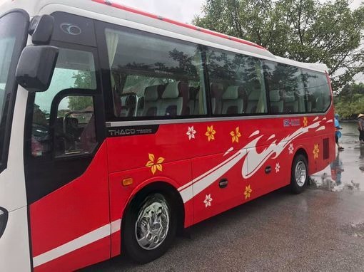 Xe The Long Travel Mặt sau xe Ghế ngồi 30 chỗ