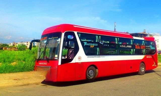 Xe Hà My Bên hông xe Giường nằm 44 chỗ (Cũ)