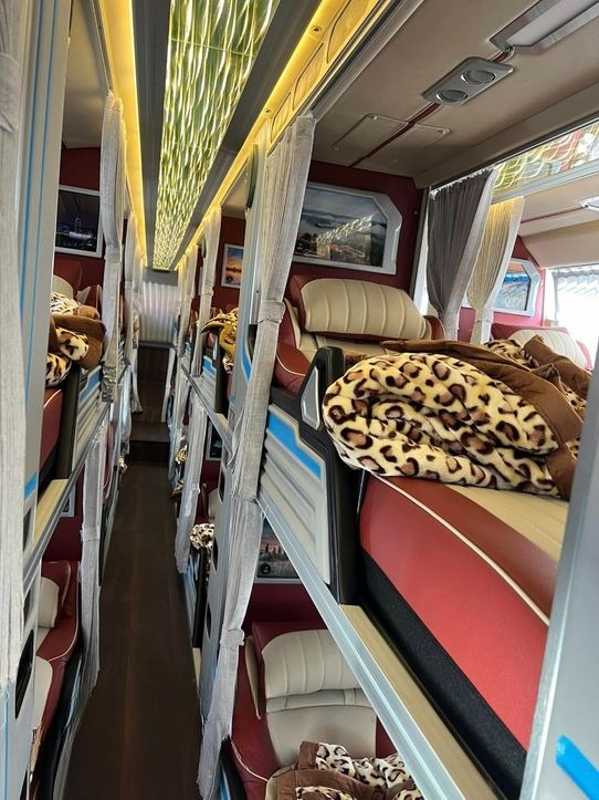Xe Cường Lan (SaPa) Giường nằm Tiện ích Nội thất Giường nằm 41 chỗ