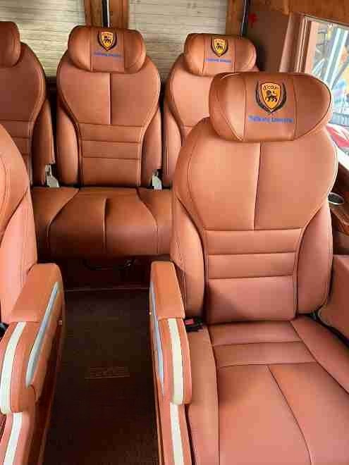 Xe Thái Dương (Sài Gòn) Nội thất Limousine 12 chỗ