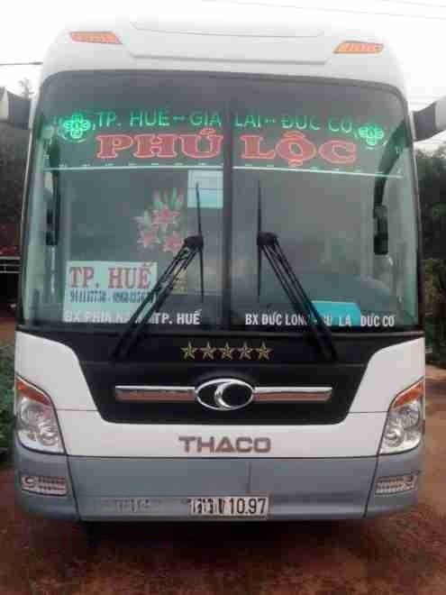 Xe Phú Lộc (Huế) Mặt trước xe Giường nằm 44 giường