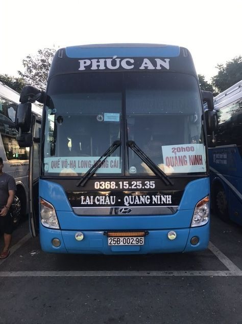 Xe Phúc An Mặt trước xe Giường nằm 40 chỗ