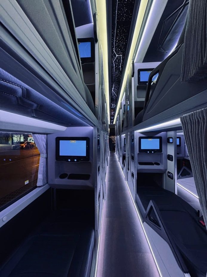 Xe Cường Ny Giường nằm Tiện ích Limousine 34 Phòng Luxury