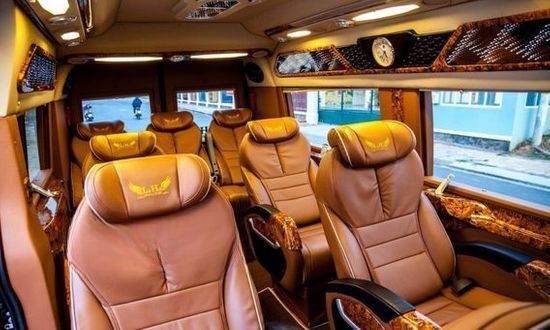 Xe LaHa Limousine Nội thất Ghế ngồi Limousine 9 chỗ