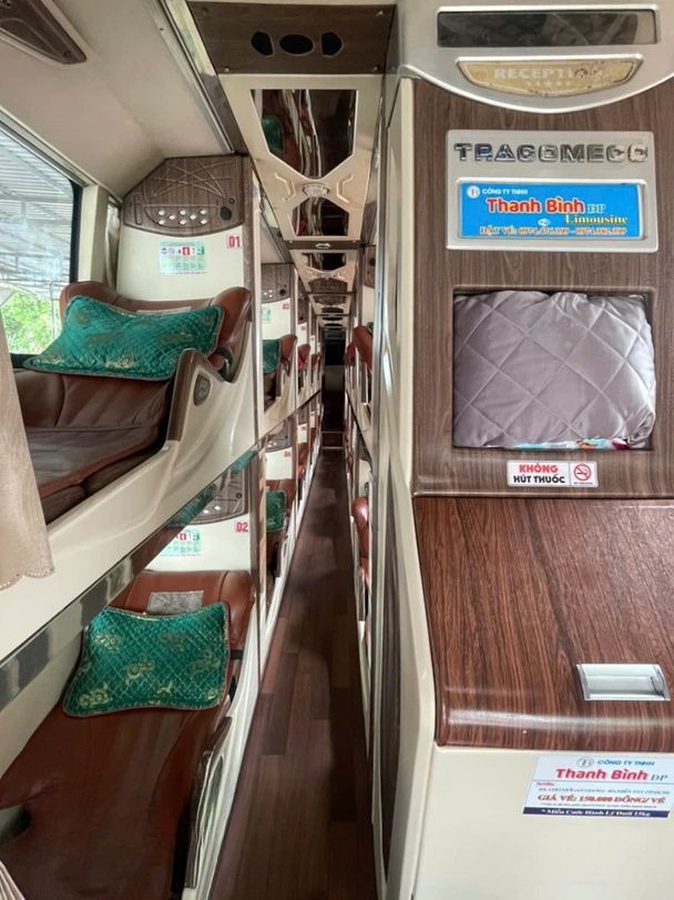 Xe Thanh Bình ĐP Tiện ích Nội thất Giường nằm Limousine 34 phòng