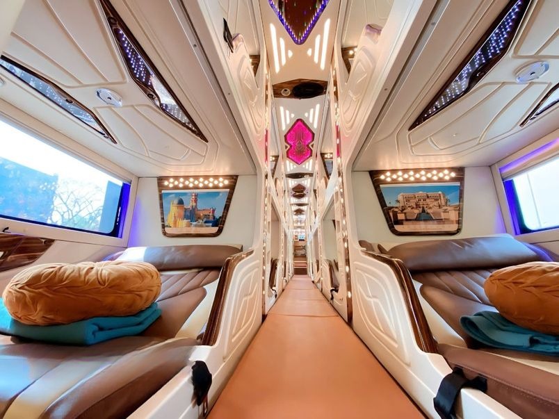 Xe Đức Phát (Thanh Hóa) Tiện ích Giường nằm Nội thất Limousine 24 phòng