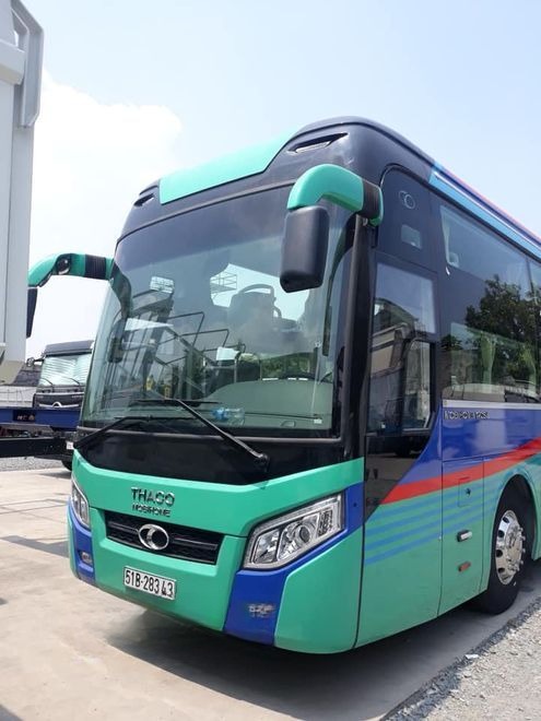 Xe Thư Kỳ Mặt trước xe Xe giường nằm 41 chỗ