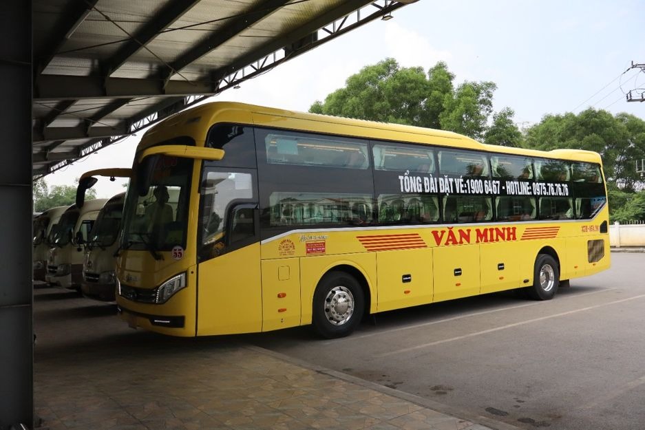Xe Văn Minh Bên hông xe Giường nằm 38 chỗ 