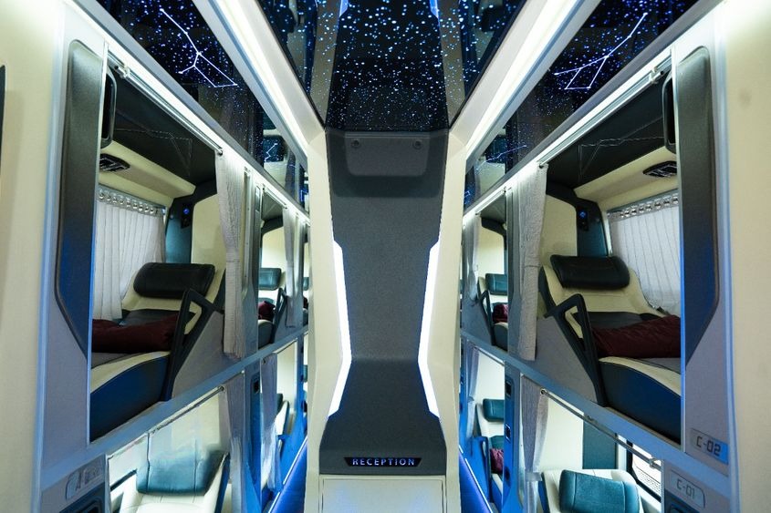 Xe Hùng Ban Giường nằm Tiện ích Nội thất Limousine 34 chỗ