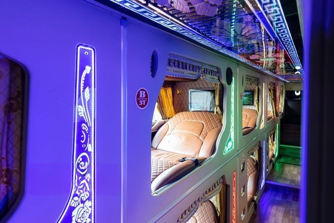 Xe Sapa Dragon Express Tiện ích Limousine giường phòng 22 chỗ