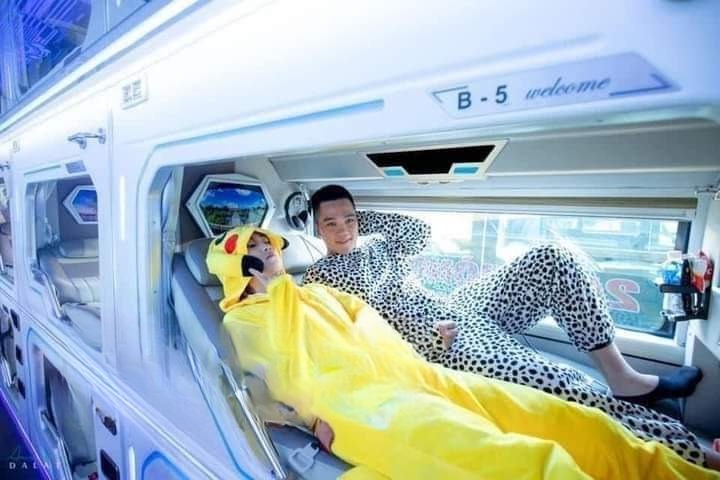 Xe Tân Quang Dũng Express Giường nằm Nội thất 