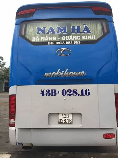 Xe Nam Hà Mặt sau xe Giường nằm 44 chỗ
