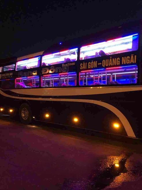Xe Rạng Đông Buslines Bên hông xe Giường nằm 40 chỗ