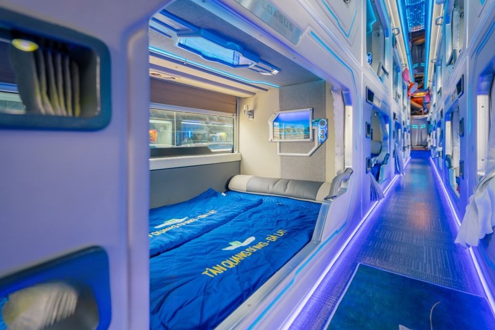Xe Tân Quang Dũng Giường nằm Limousine 24 Phòng Đôi G ( K WC )