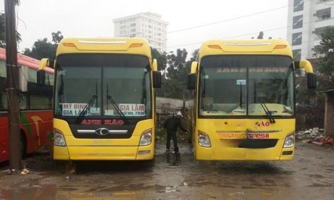 Xe Tâm Anh Hào Mặt trước xe Giường nằm 44 chỗ