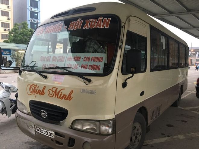 Xe Chính Minh Mặt trước xe Ghế ngồi 29 chỗ