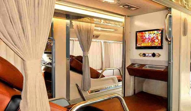 Xe Thành Ban Giường nằm Tiện ích Nội thất Limousine giường nằm 34 chỗ