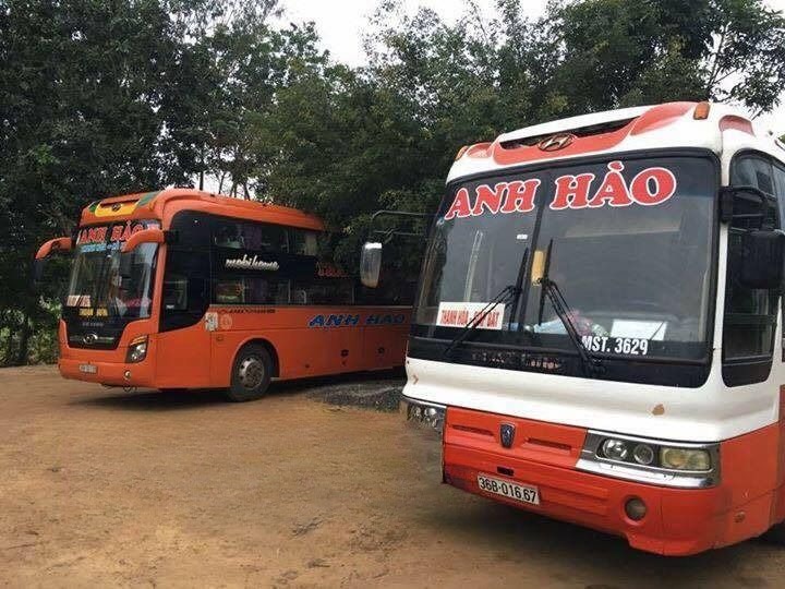 Xe Anh Hào Mặt trước xe Bên hông xe Giường nằm 40 chỗ