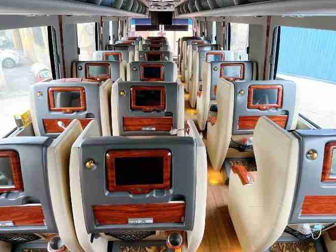 Xe Hải Phòng Travel Tiện ích Nội thất Ghế ngồi 28 chỗ