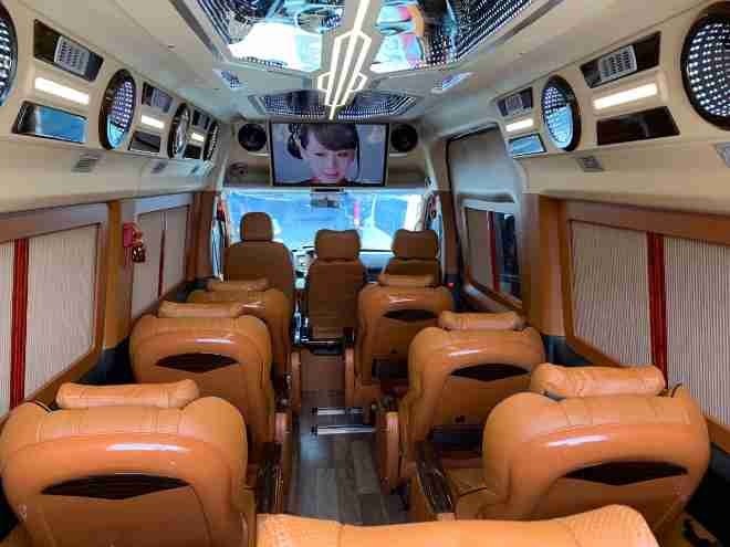 Xe Đồng Phước Ghế ngồi Tiện ích Nội thất Limousine 12 chỗ VIP