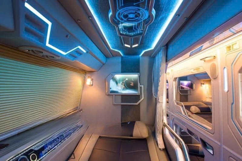 Xe Đức Thịnh Limousine Giường nằm Tiện ích Nội thất 