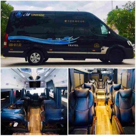 Xe Cát Thiên Hải Limousine Nội thất Bên hông xe Limousine 12 chỗ Massage