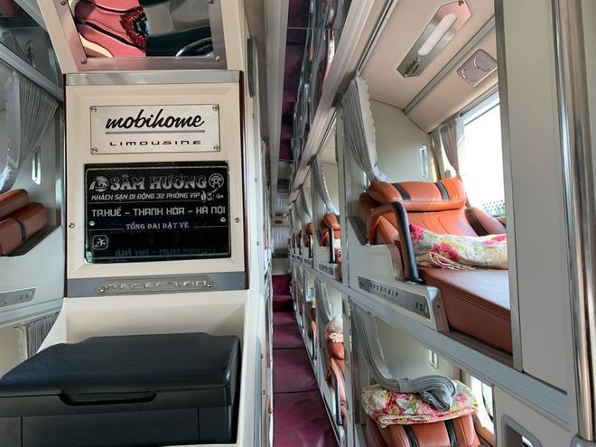 Xe Sâm Hương Tiện ích Nội thất Limousine giường nằm 32 chỗ