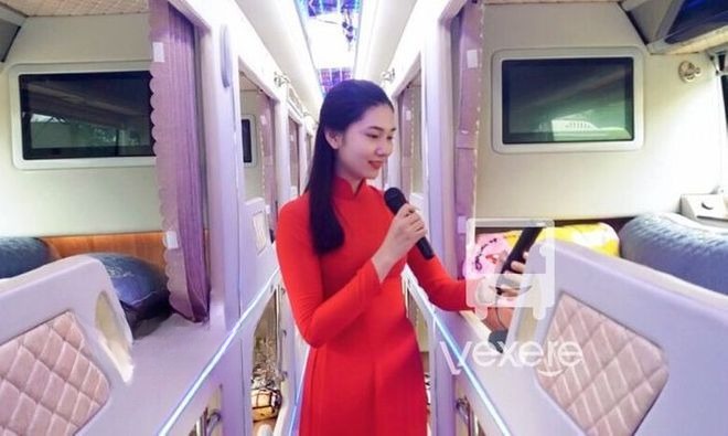 Xe Lovabus Giường nằm Tiện ích Nội thất Limousine 22 phòng