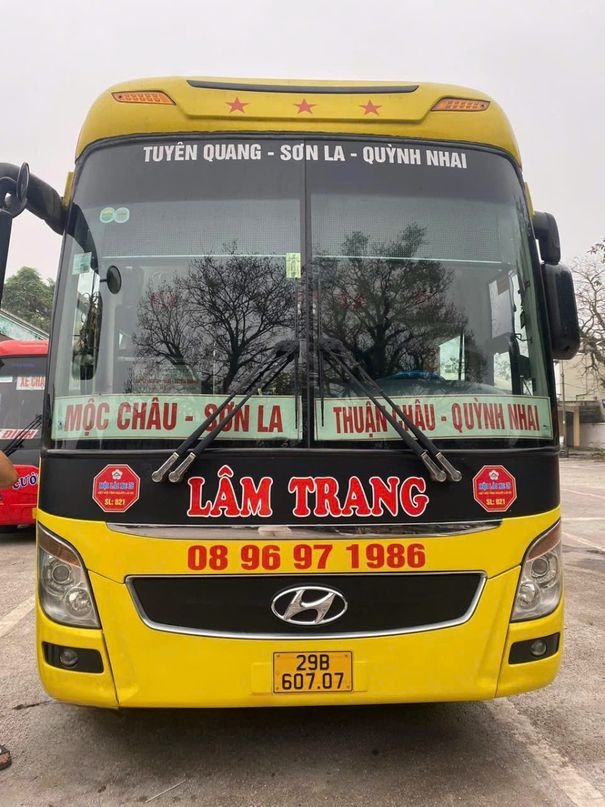 Xe Lợi Vinh Mặt trước xe Giường nằm 40 chỗ