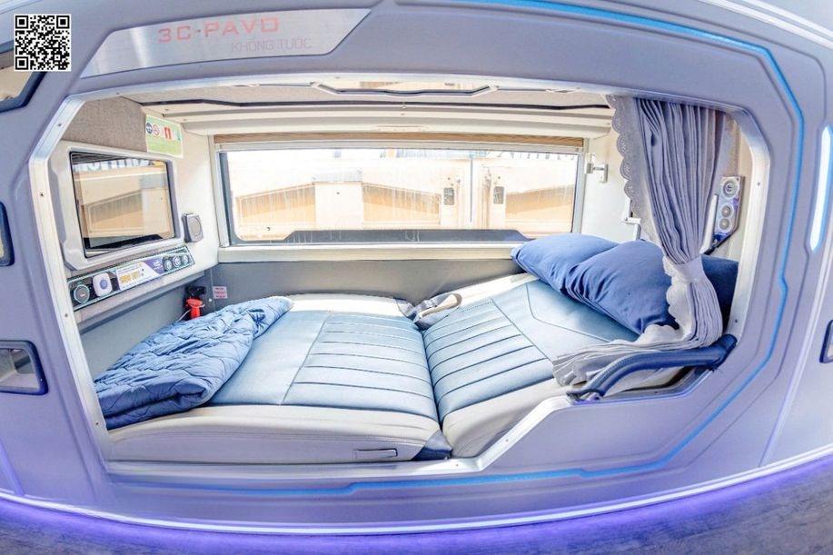 Xe Bình Minh Tải Giường nằm Nội thất Tiện ích Limousine 22 Phòng Đôi