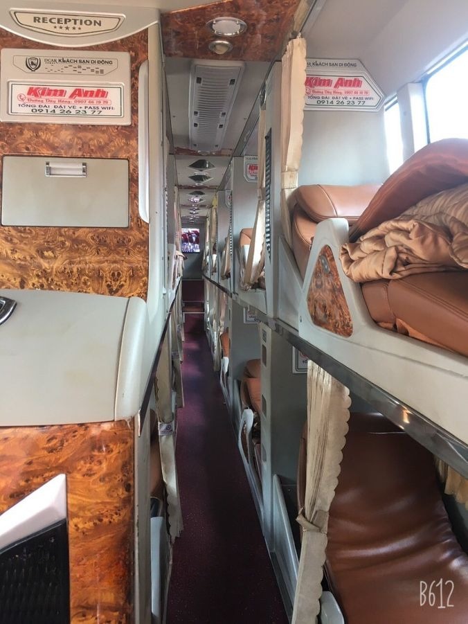 Xe Kim Anh (Kon Tum) Giường nằm Nội thất Limousine  34 phòng