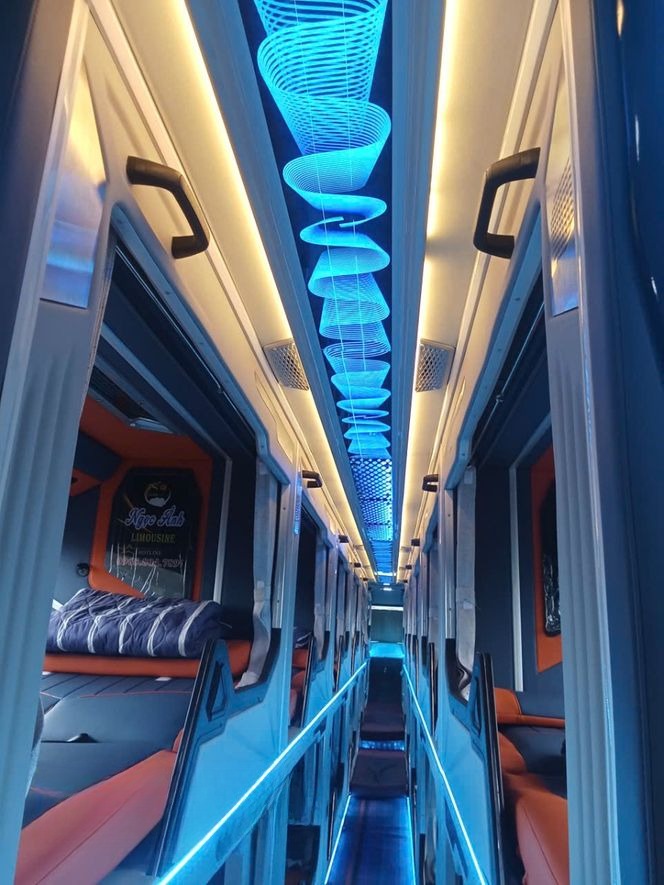 Xe Ngọc Ánh (Thái Nguyên) Nội thất Giường nằm Tiện ích Limousine 24 phòng